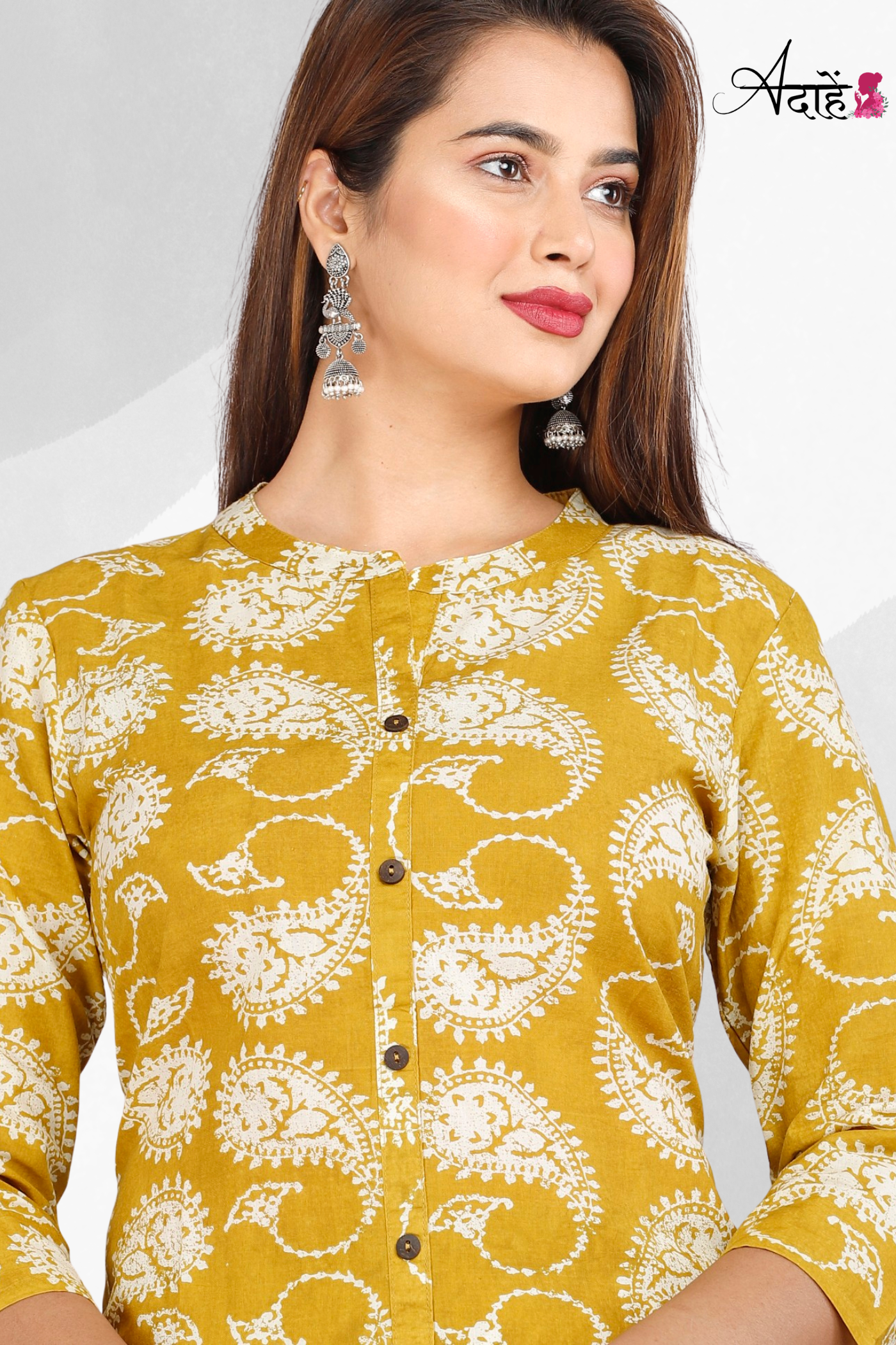 Vibrant Cotton Kurta Pant Set for Women | Designer Ethnic Wear | Adaahe - Adaahe